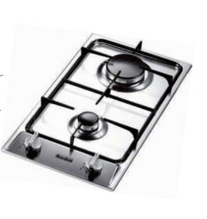 طباخ غاز 30 سم بموقدين