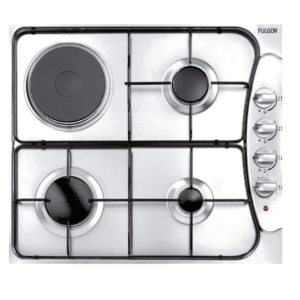 طباخ غاز وكهرباء Gas & Electric Hob 60 cm