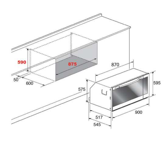 فرن كهرباء Electric Oven 90 cm - الصورة 2